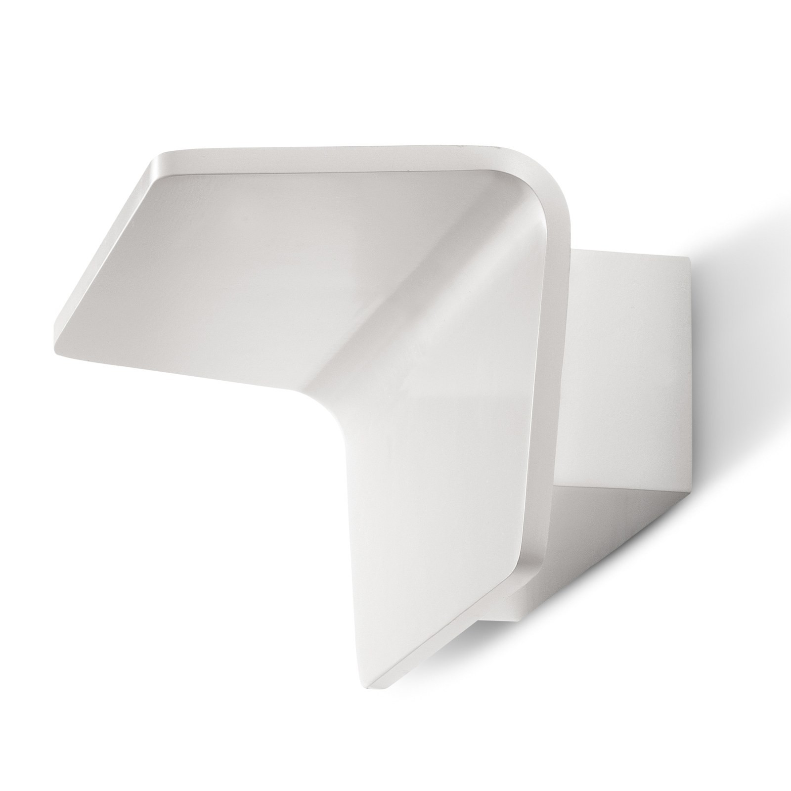 Applique lampada da parete a led 18w in acciaio luce calda nelson ...