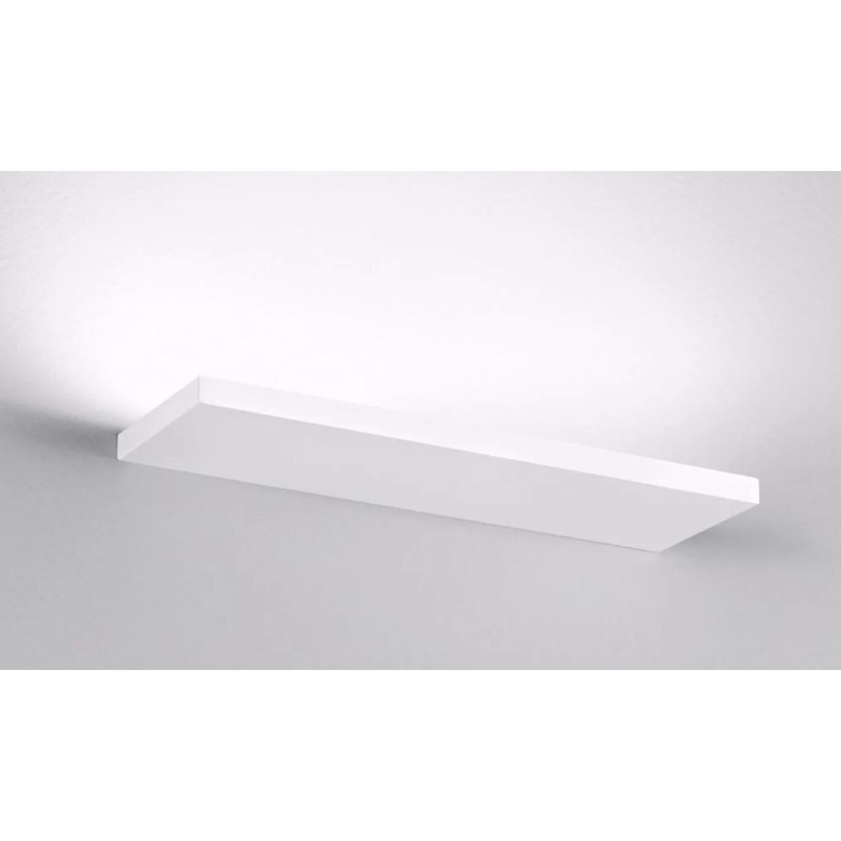 ISYLUCE Applique led plate bianco mensola 24w 3000k-4000k moderna