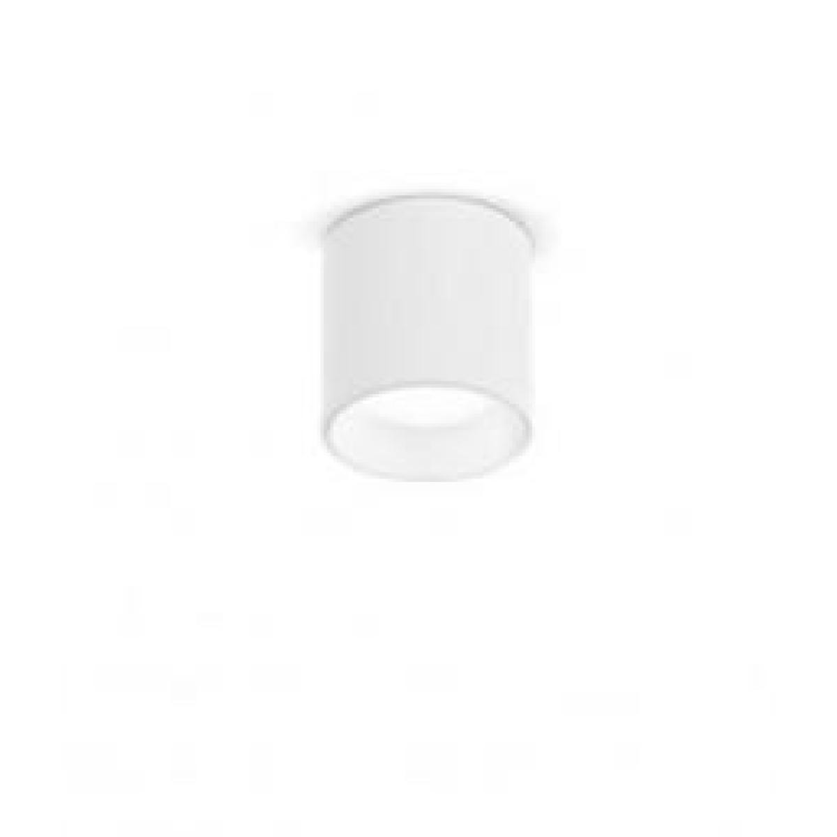 GEA LUCE PLAFONIERA CILINDRO TONDASUFFITTO BIANCA S. LAMP