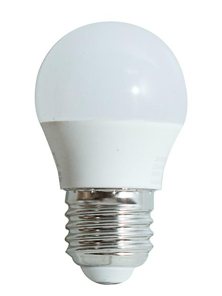 LAMPADA LED MINISFERA G45 ST, E27, 6.5W, FA270°, 6500K, 220Vac, LM806, RA 80, 45*77mm BOX