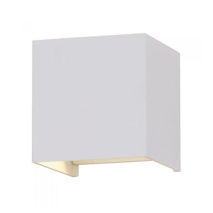 Lampada Applique da Parete Da Esterno in Alluminio Cubo a Led 12W Bianco IP65 3000K 1100 Lumen