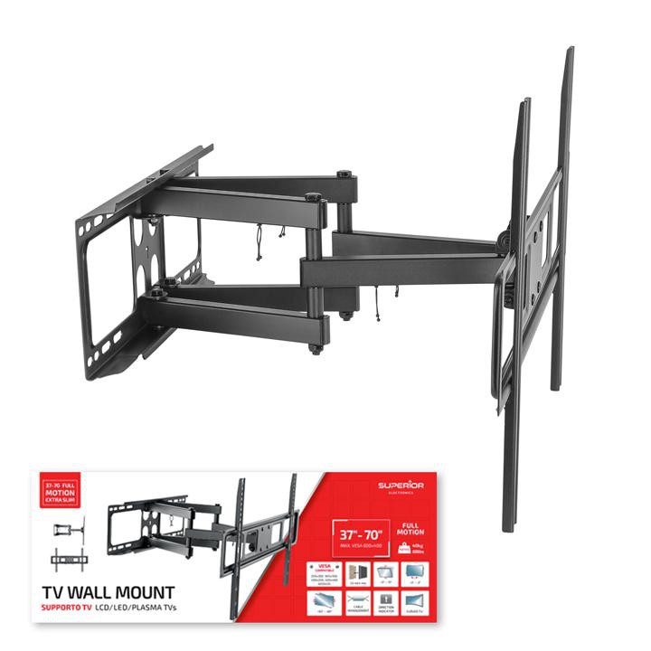 Supporto tv 37-70 full motion extra slim superior