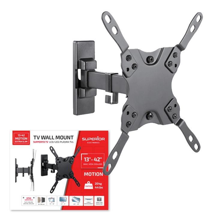 Supporto tv 13-42 motion extra slim superior