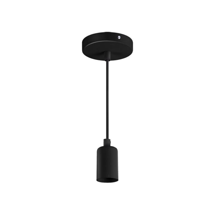 Uno e27 applique a sospensione black