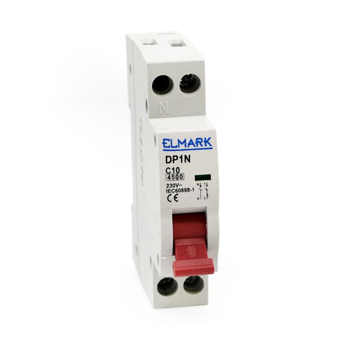 Int.magnetotermico mcb 4,5ka dp1n/10a curve c