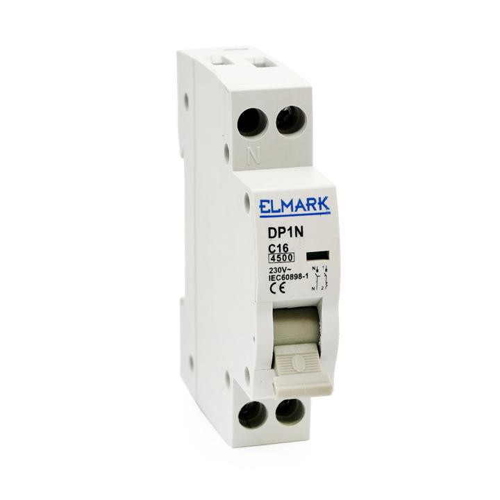 Int.magnetotermico mcb 4,5ka dp1n/16a curve c