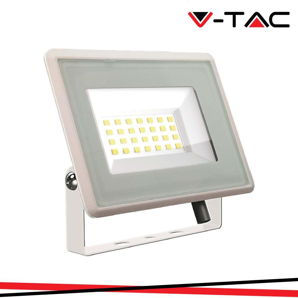 Proiettore led 30w smd f-series corpo bianco4000k - v-tac