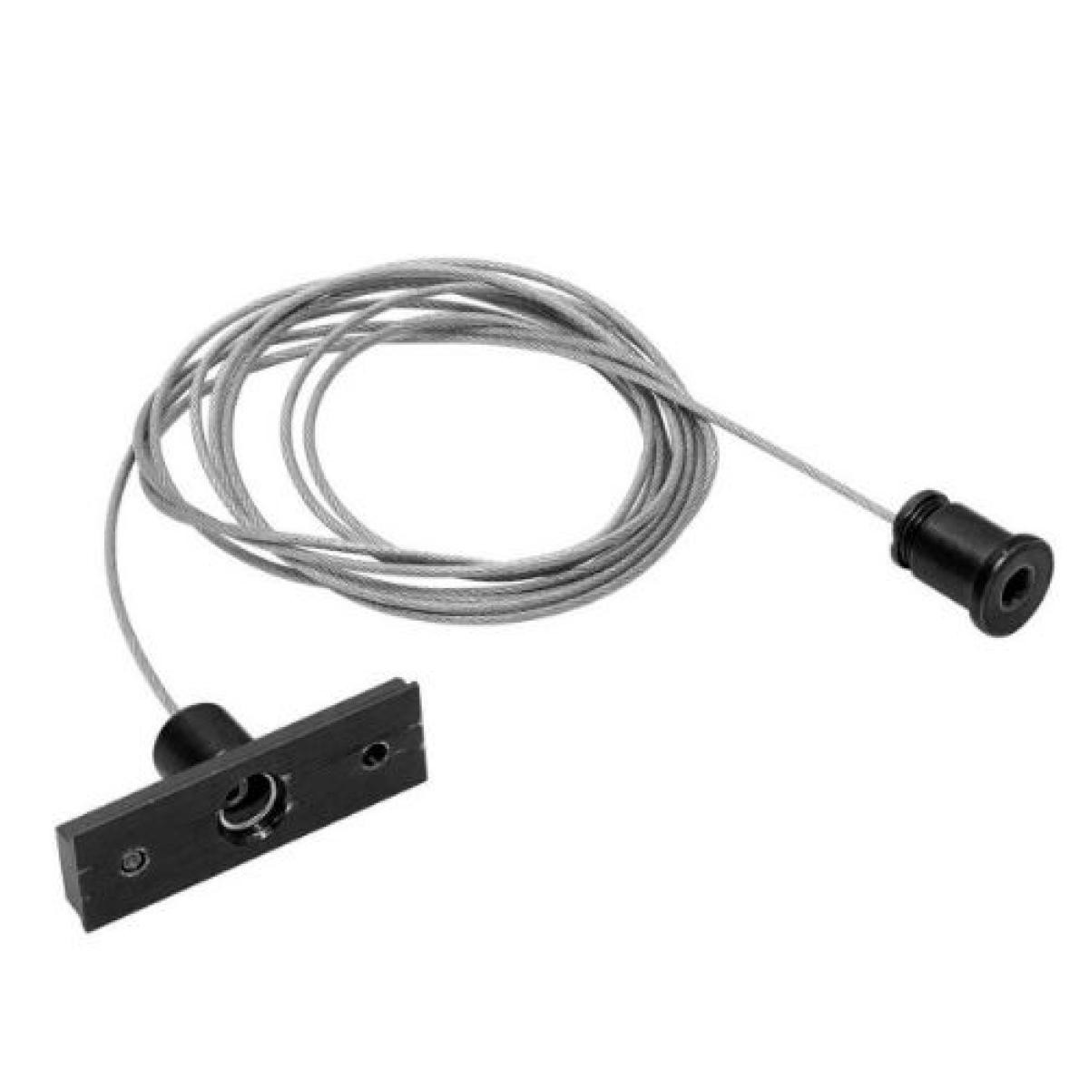 GEA LED KIT SOSPENSIONE CAVO SINGOLO BINARIO DEC. NERO OPACO GBIS21