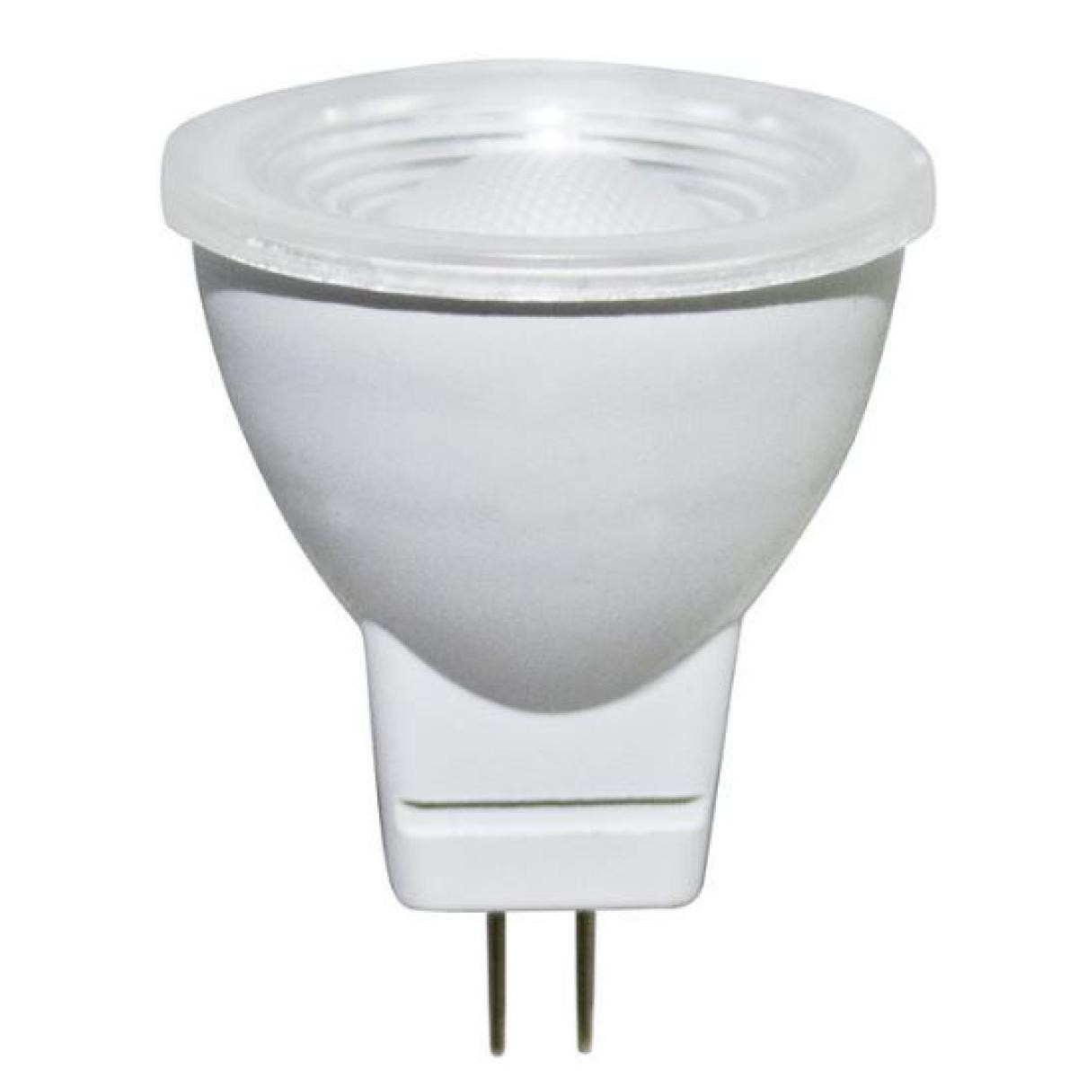 LAMPADA LED COB MR11, GU4, 4W, BA38°, 3000K, 12Vdc, LM320 (F.T.), CRI80, 34*42mm, Classe G