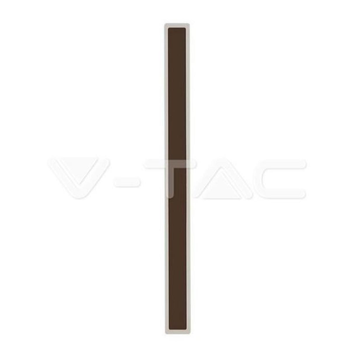 V-TAC 17w lampada led da muro colore corten 4000k ip65