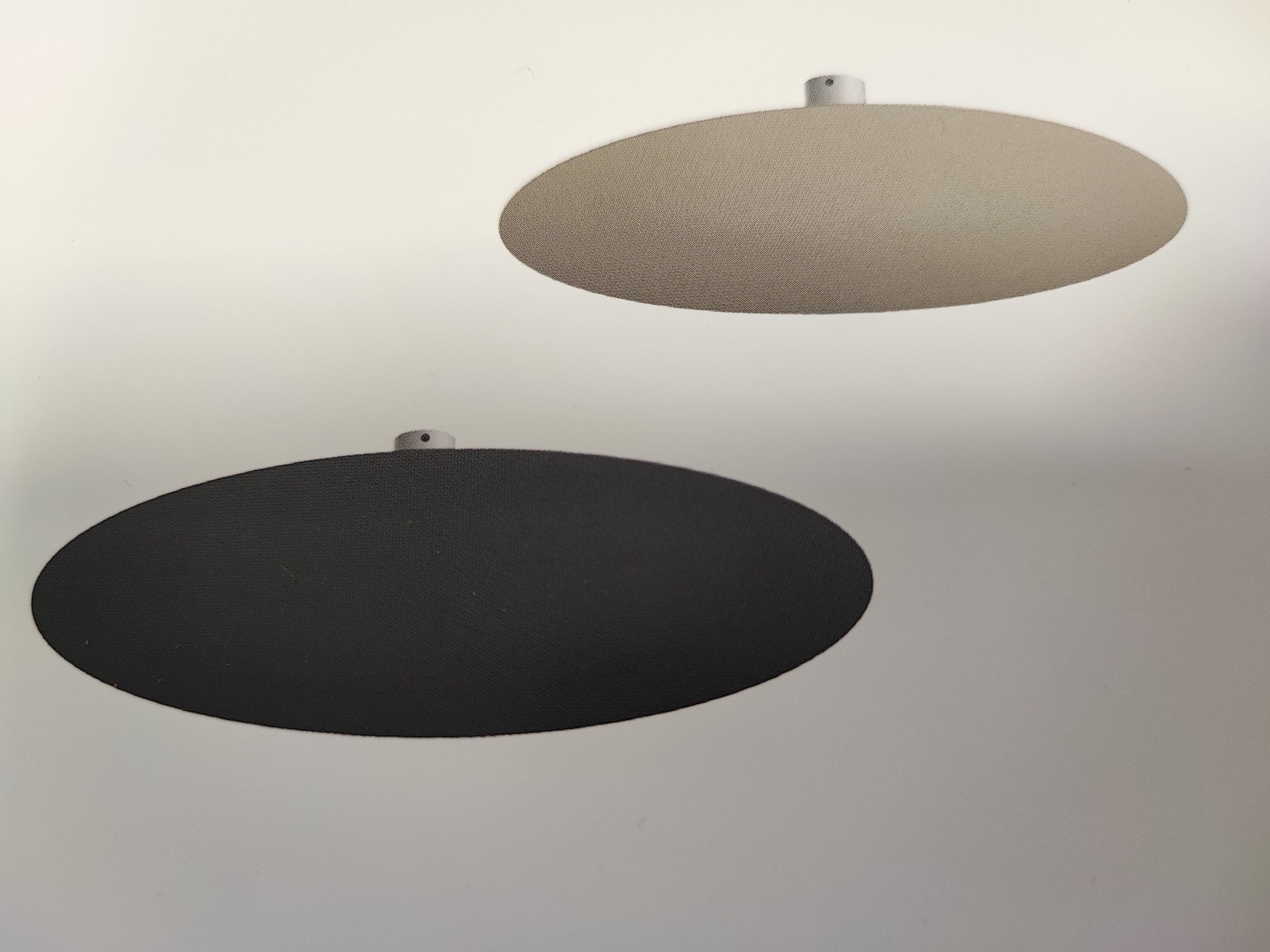 TOP LIGHT DISK GRIGIO ANTRACITE CM 38 X 12