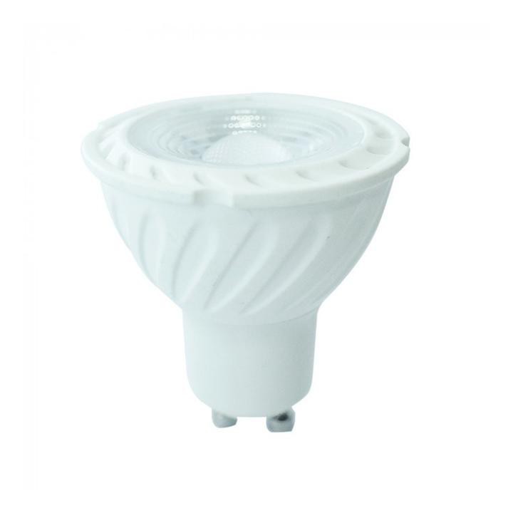 LED LAMPADINA SAMSUNG CHIP - GU10 6.5W  RIPPLE PLASTICA 110 D 3000K                                                     