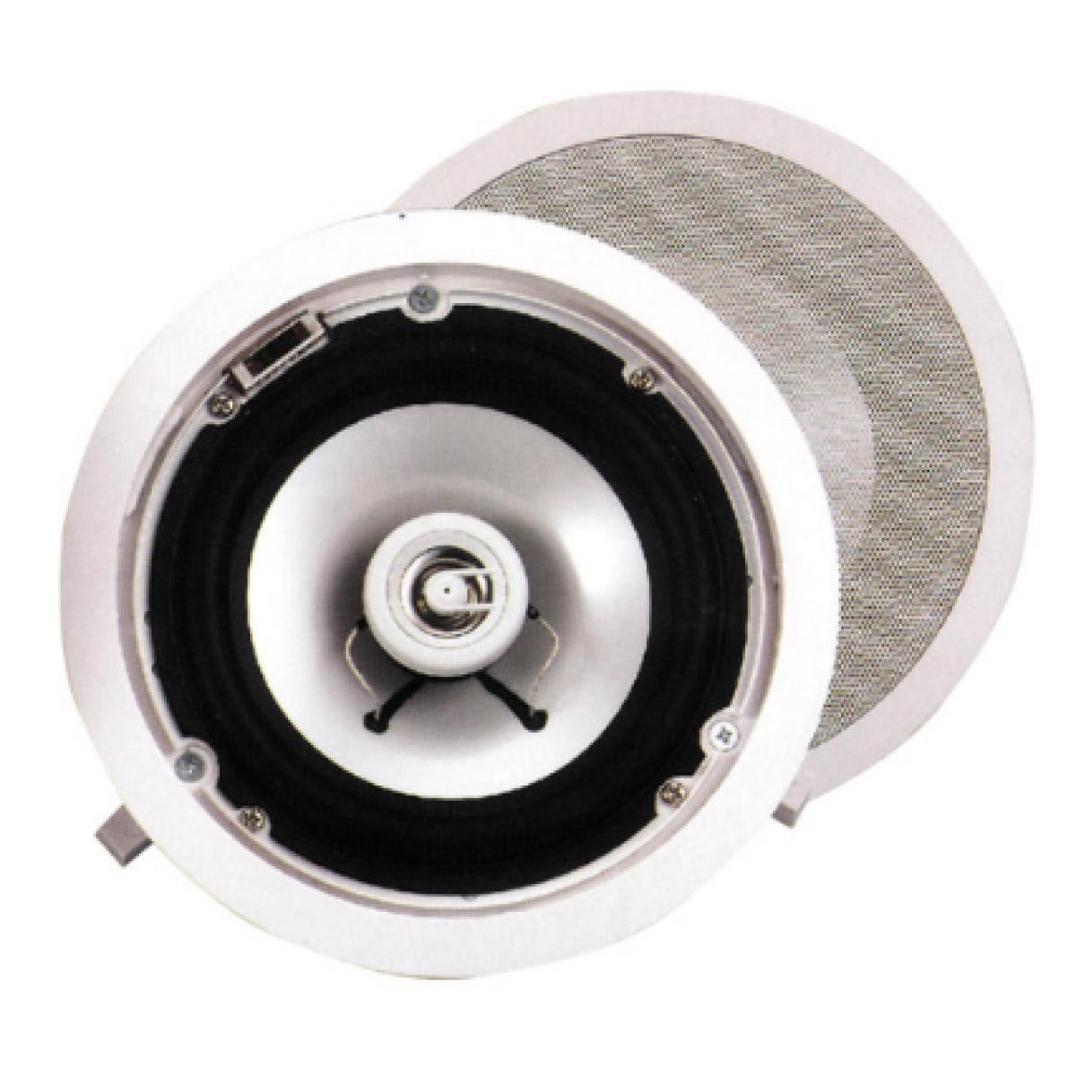 Diffusori coppia rotondi da controsoffitto 80W 8Ohm/100V bianchi CL165RT