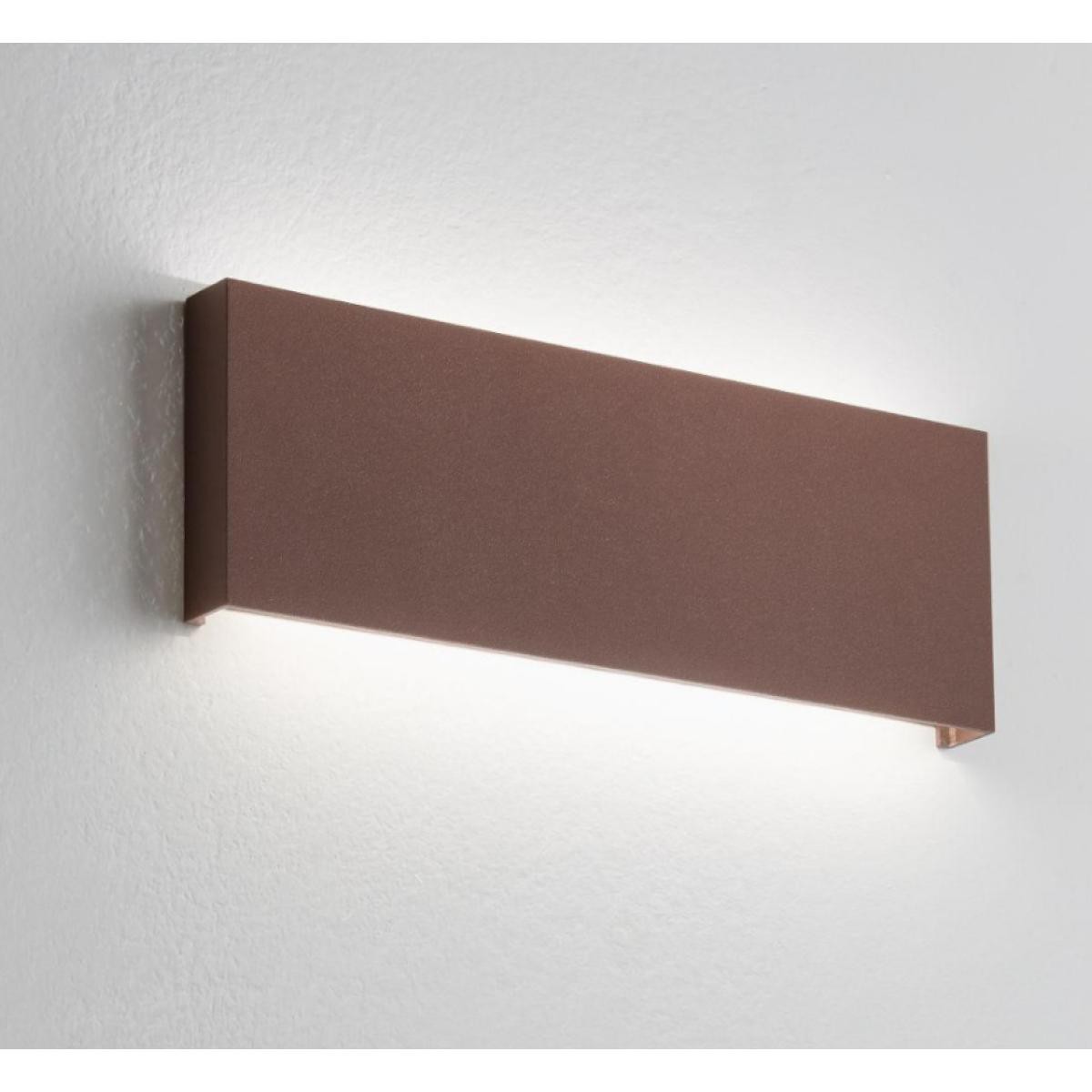 ISYLUCE APPLIQUE WALLY GRANDE IP65 MM 300X105X25 LED 30W CCT 3000-4000K CORTEN