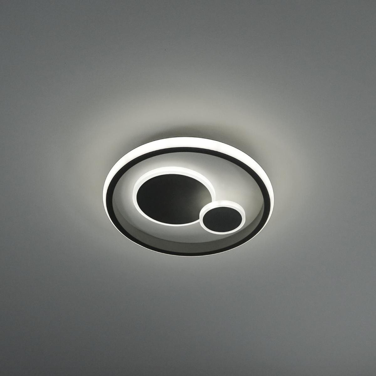 VIVIDA ELIOR 2/S PLAFONIERA 18W 800LM GRIGIA BIANCA