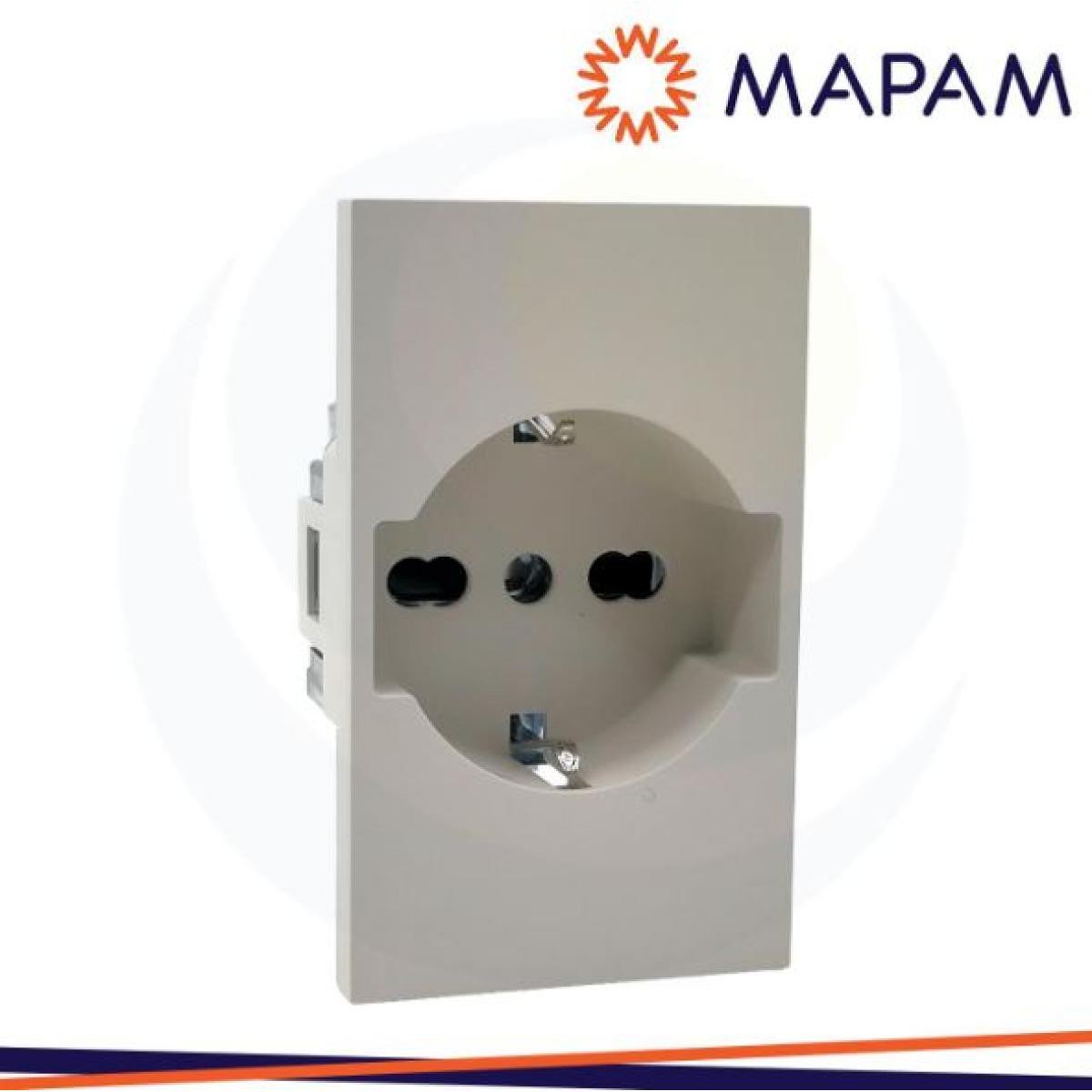 MAPAM Presa schuko zen sabbia