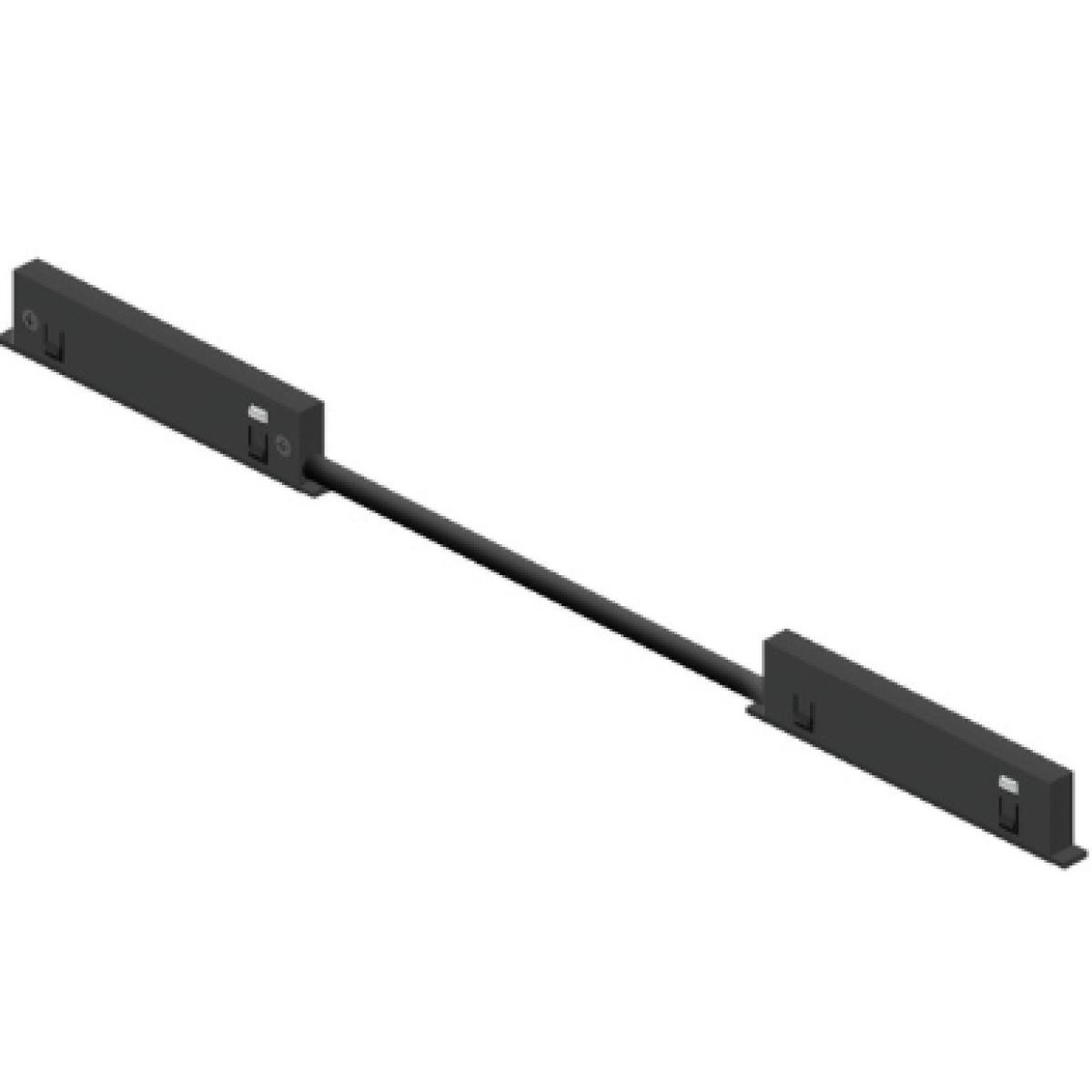Giunto di alimentazione bidirezionale per binari 24V serie INVISIBLE 39.9TL024B*, colore NERO