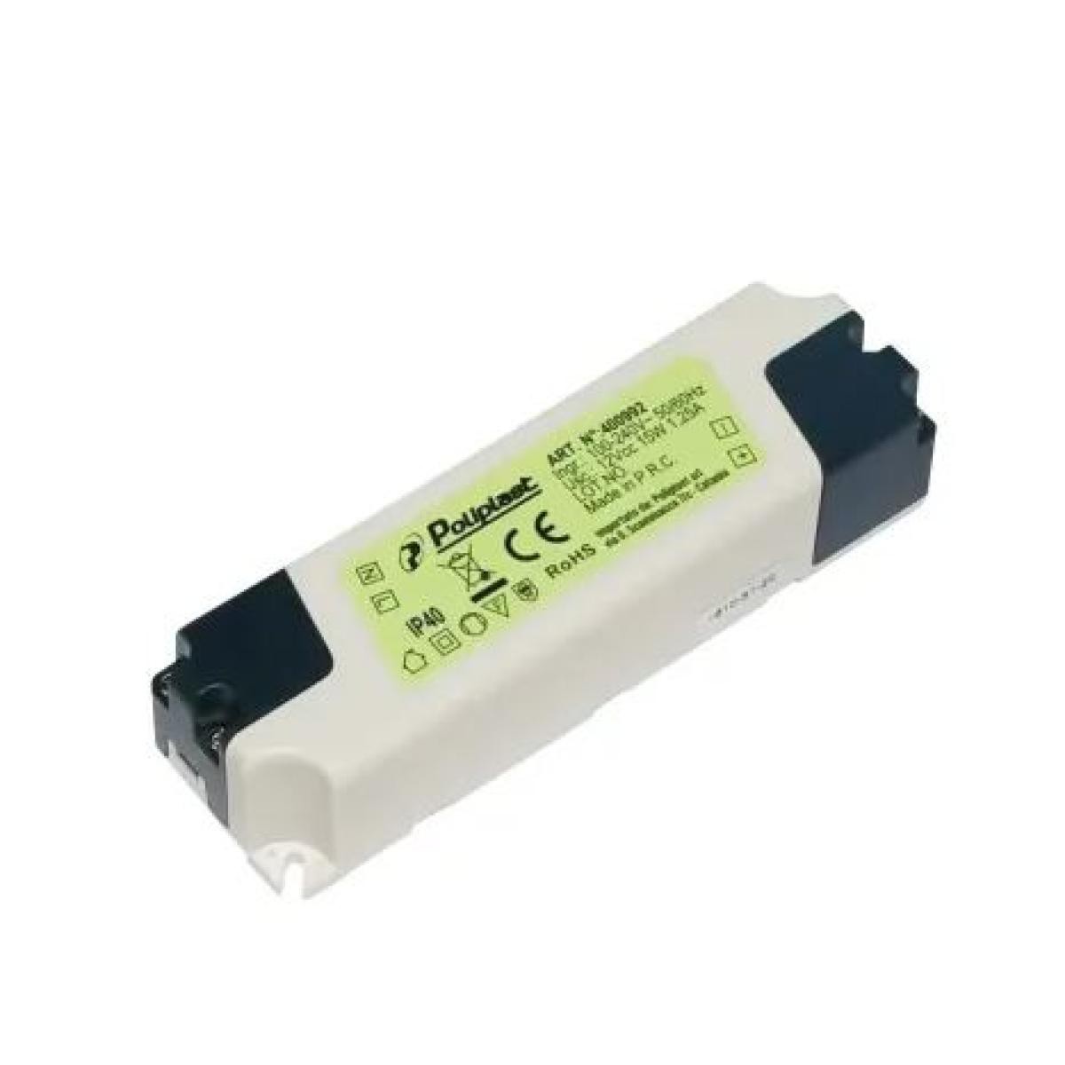 POLIPLAST ALIMENTATORE LED DRIVER IP40 15W 24V