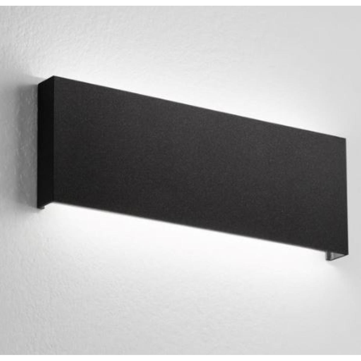 Applique nero per esterno moderna wally affralux 30w 3000k 4000k