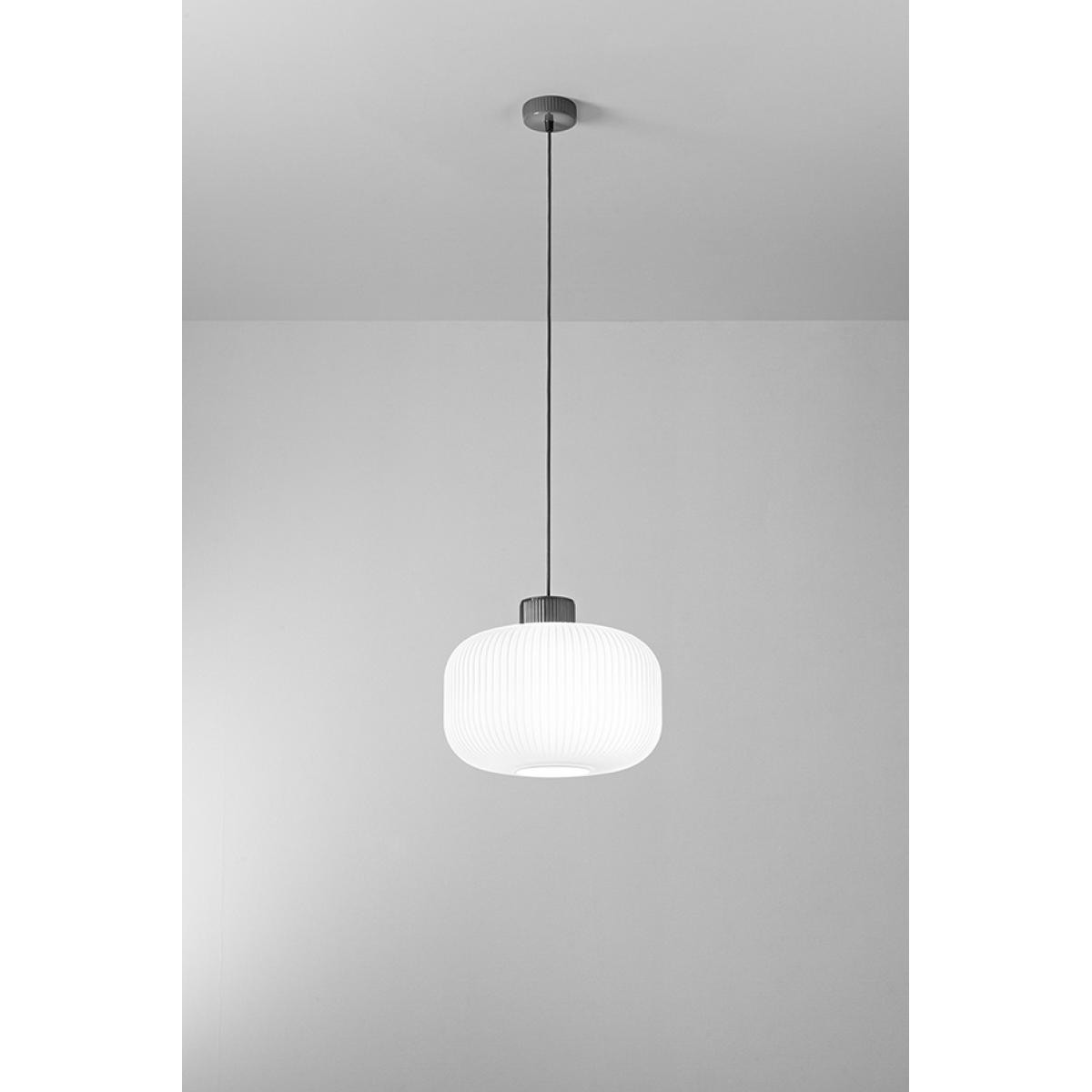 PERENZ LUCERNA SOSPENSIONE IN CERAMICA COL.BIANCO DIAMETRO 35 CM