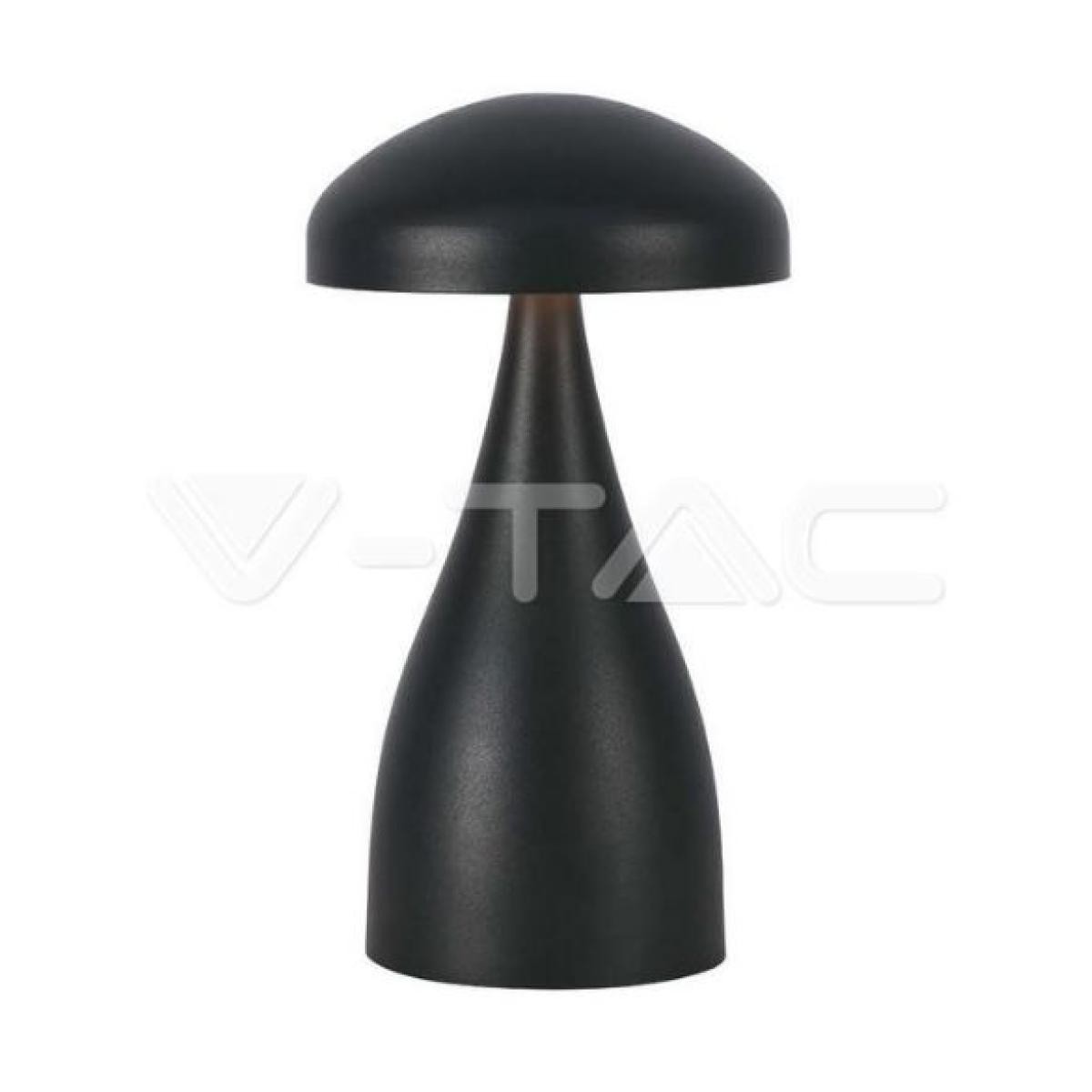 V-TAC Led lampada da tavolo 800mah batteria 120x220 3in1 corpo nero 