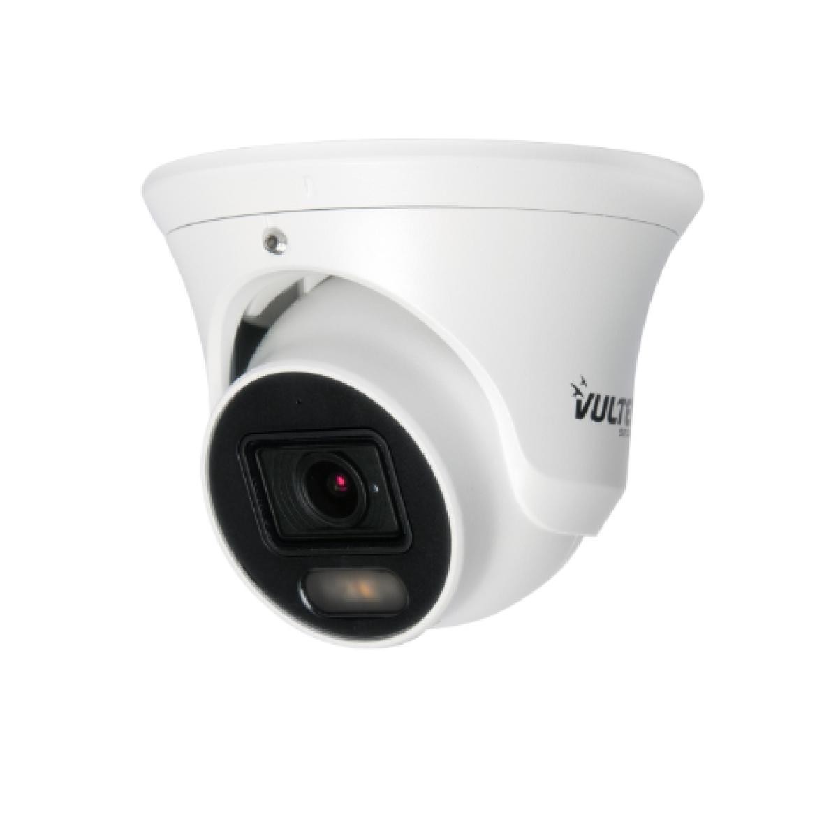 Telecamera Dome IP DUAL LIGHT SHOWCOLOR Vultech  1/2,7'' 5 Mpx H.265 POE WDR 2,8mm 2 Pcs Led IR LED 25M P2P SMART MICROFONO SD CARD 1040-000027