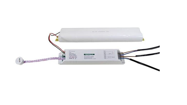 Kit Conversione in Emergenza Luci LED, In 100-277Vac - Out 220Vac, Max Carico 40W (Bat.12V 3Ah)
