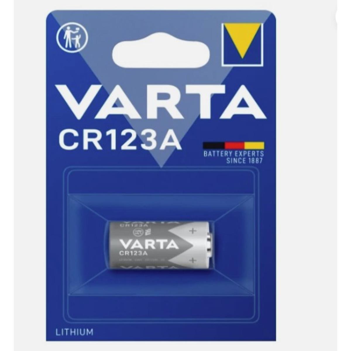PILE BATTERIE CR123 CR123A 3V LITIO VARTA PROFESSIONAL LITHIUM