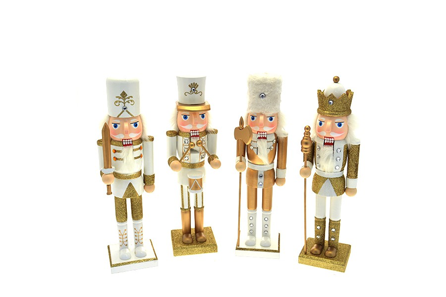 Schiaccianoci Oro/BIanco 36cm SCETTRO