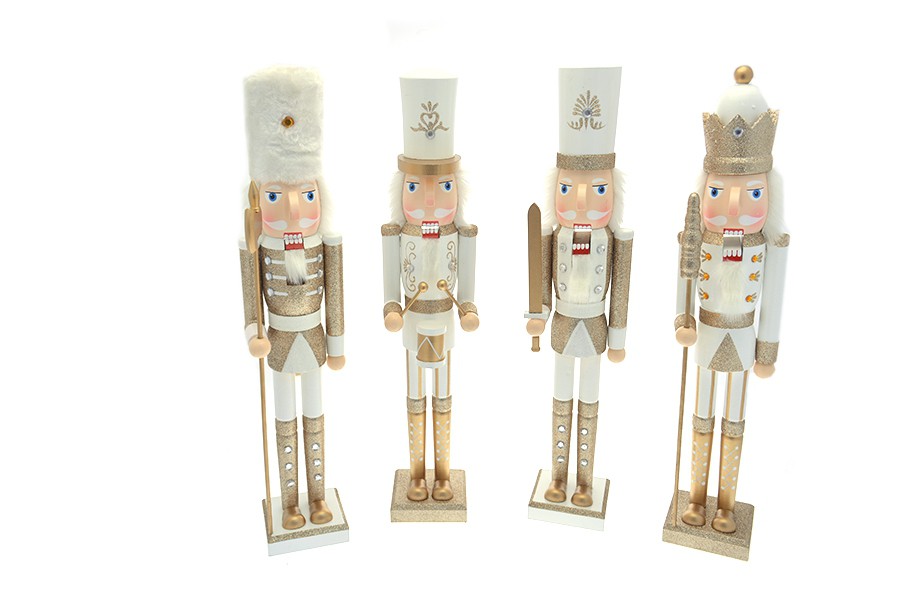 Schiaccianoci Oro/Bianco 55cm TAMBURO