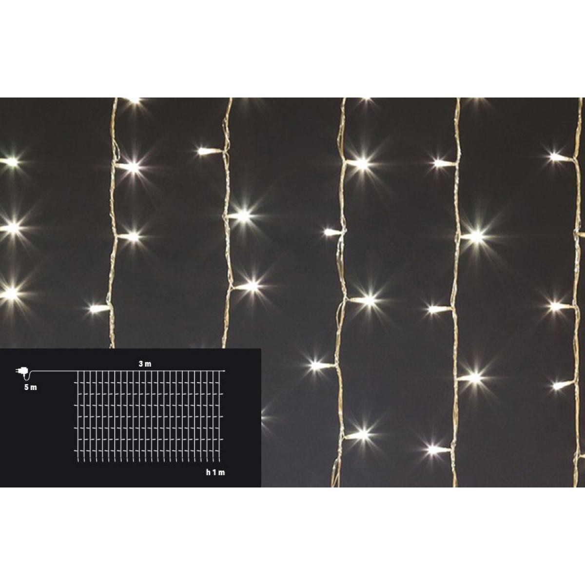 TENDA 192LED CONNECT USO EST.3X1MT CALDA