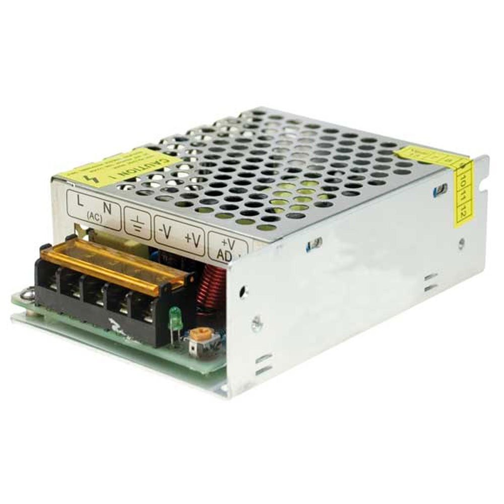 Alimentatore Switching Contenitore Metallico Protezione 12 Vdc 5 A 60 W