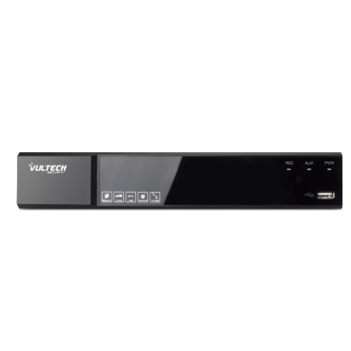 NVR 8 Canali POE Vultech VS-NVR6508EVO-POE-5MP V1 Fino A 5Mpx H.265 HDMI P2P CLOUD 1 HD