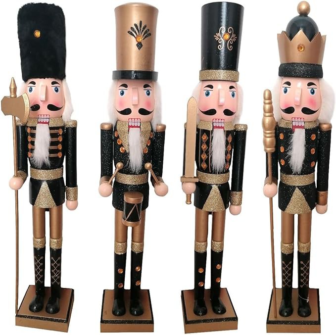 SCHIACCIANOCI 106CM M.2 NERO/ORO TAMBURO