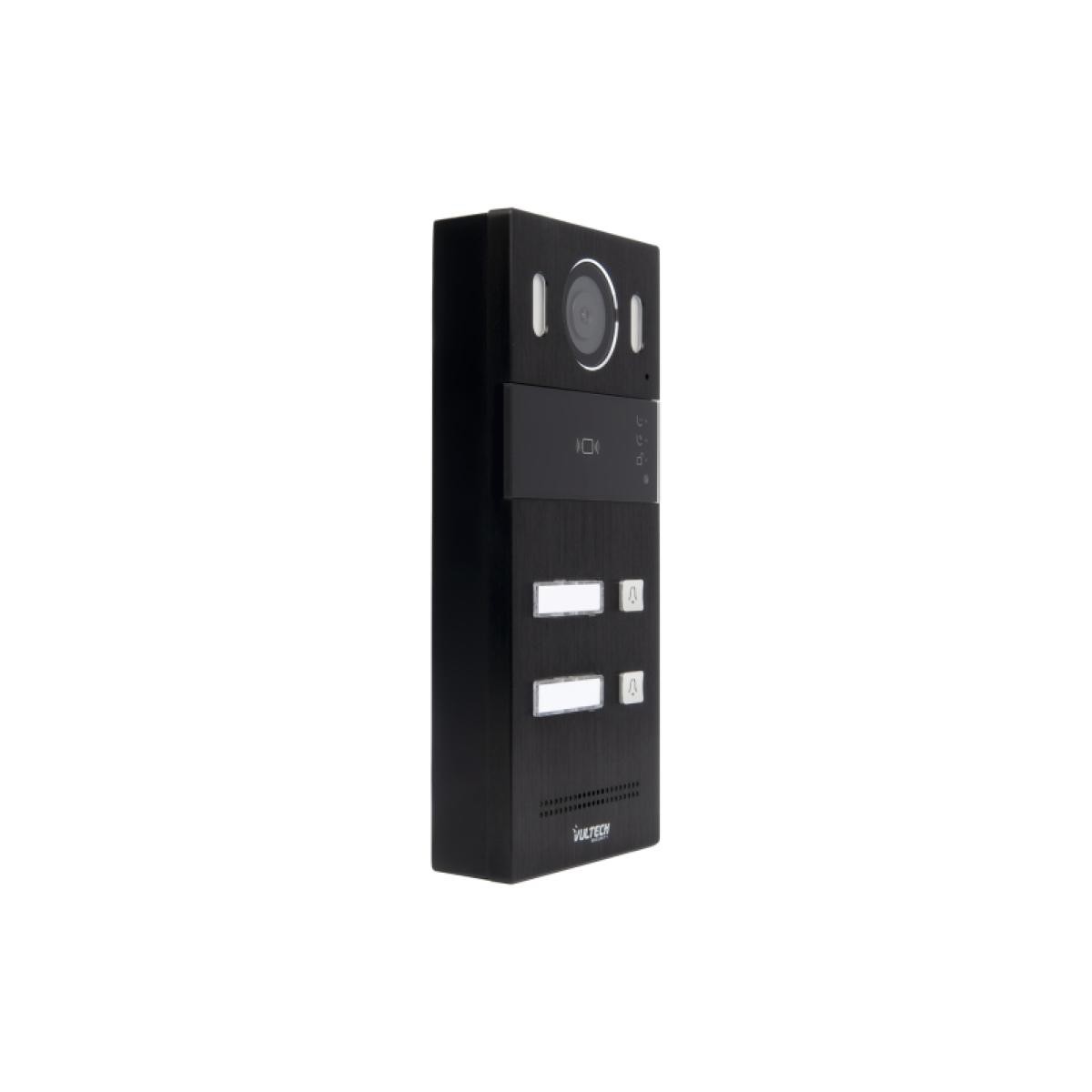 VULTECH Postazione da esterno Vultech Security IP , 2 Tasti 2MPX - Interamente in alluminio VS-PE110-IP2S