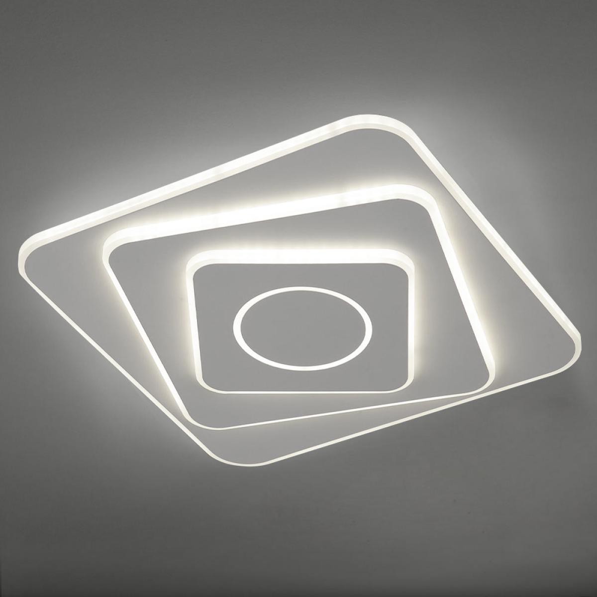 PLAFON SQUARE 3/M SMART 42 WATT DIMMERABILE 450X450X55MM