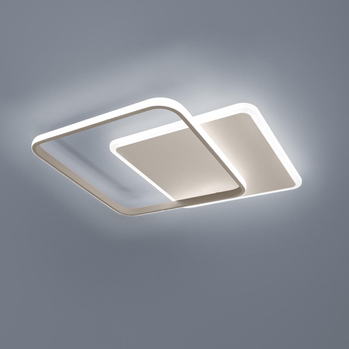 PLAFON DECLINE 2.5W.CCT CHANGEABLE 3000K/4000K 529X459XH60MM SABBIA