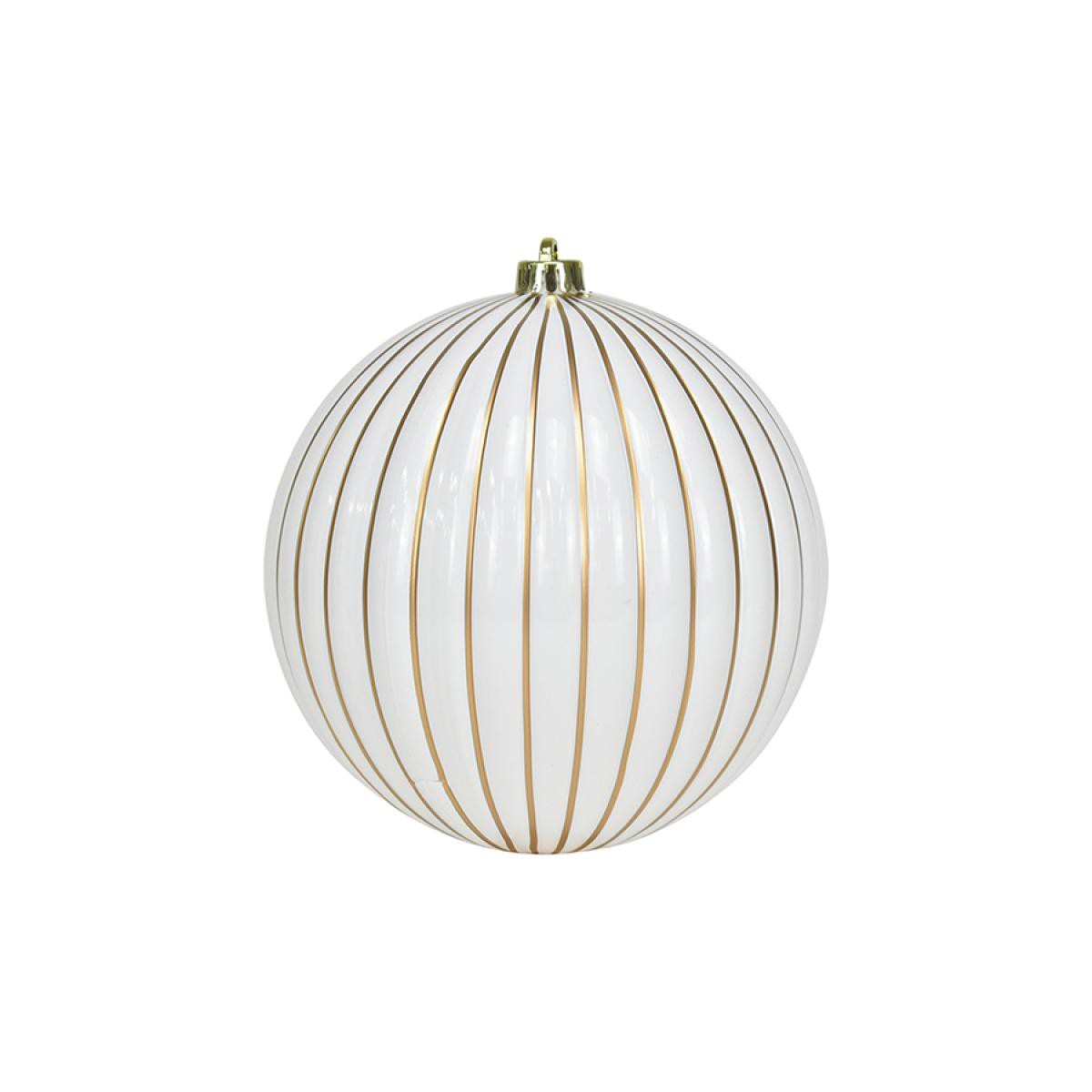 SFERA SPICCHI 20CM BIANCO