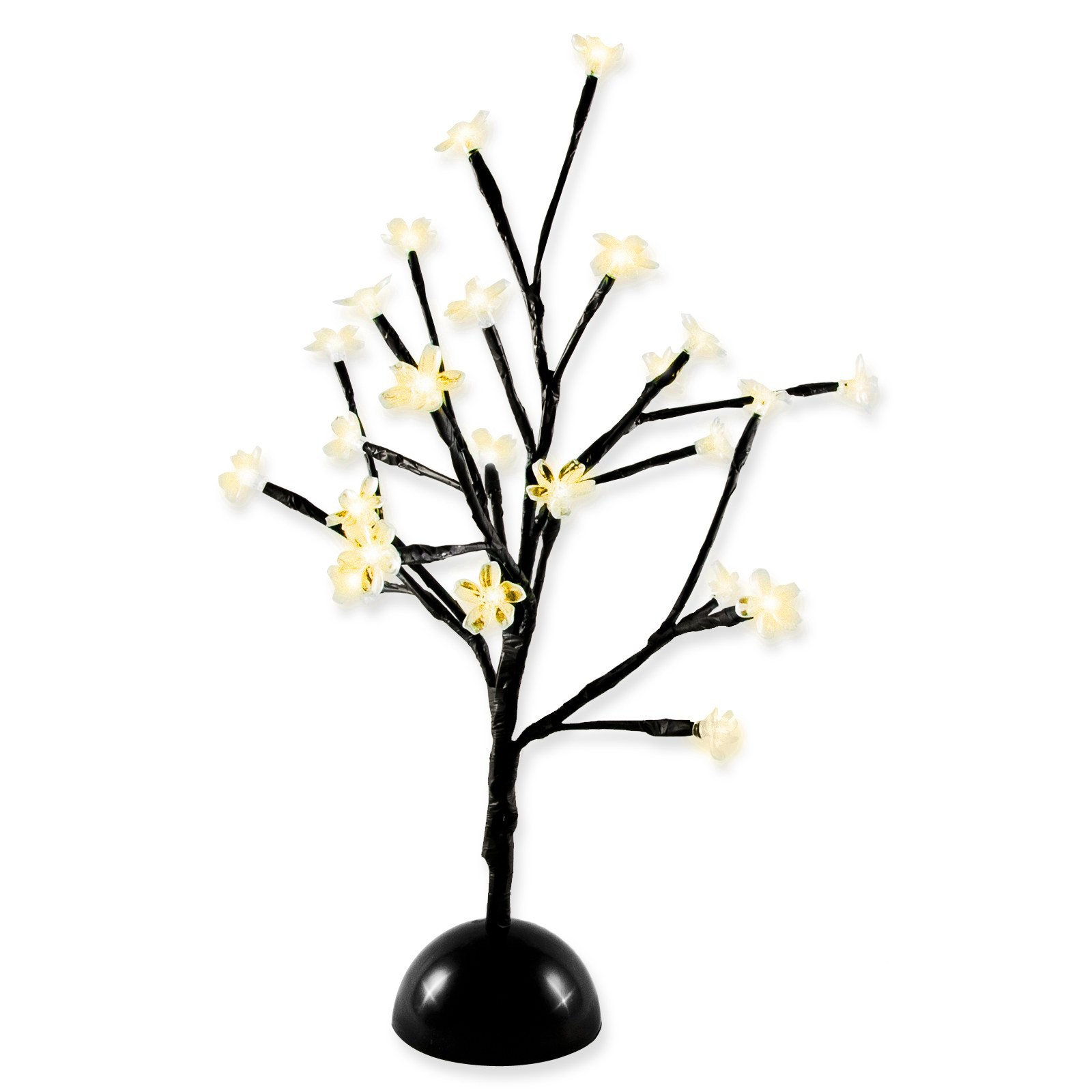 Albero Bonsai Luminoso 24 Led Luci di Natale 40 cm Decorazione Luce Calda