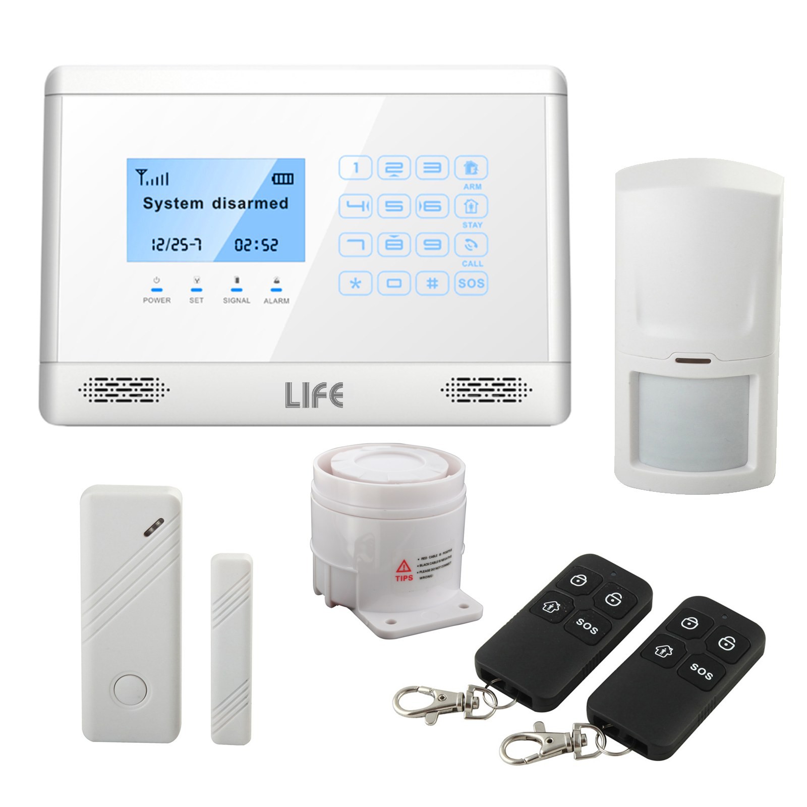 Allarmi e antifurti life marca area illumina Allarme senza fili