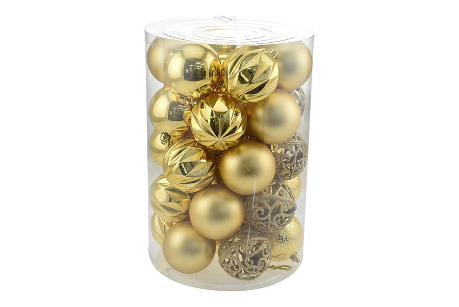 SET 34PZ SFERE 8CM M.006Q ORO