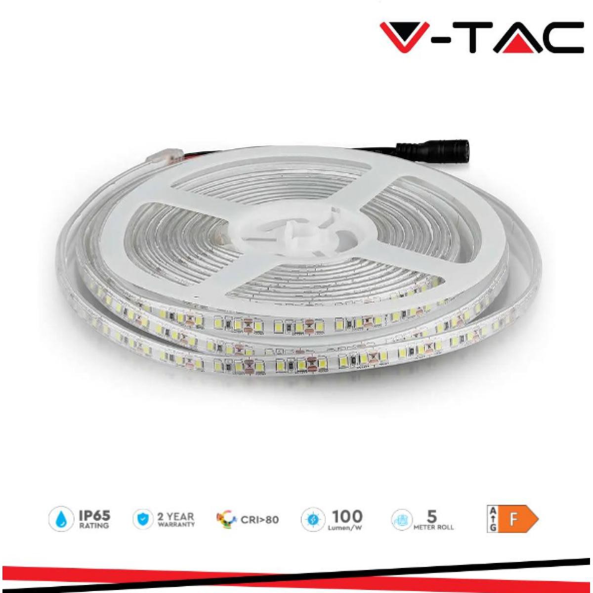 V-TAC Striscia led smd3528 120 leds 6500k ip65 