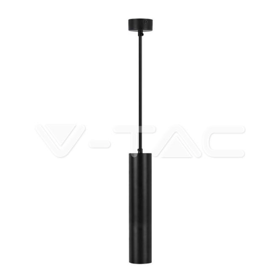 V-TAC SOSPENSIONE 1xgu10 pendante nero d:60x300mm