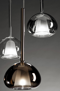 Sforzin Sospensione Illuminazione Beba tonda 3 luci