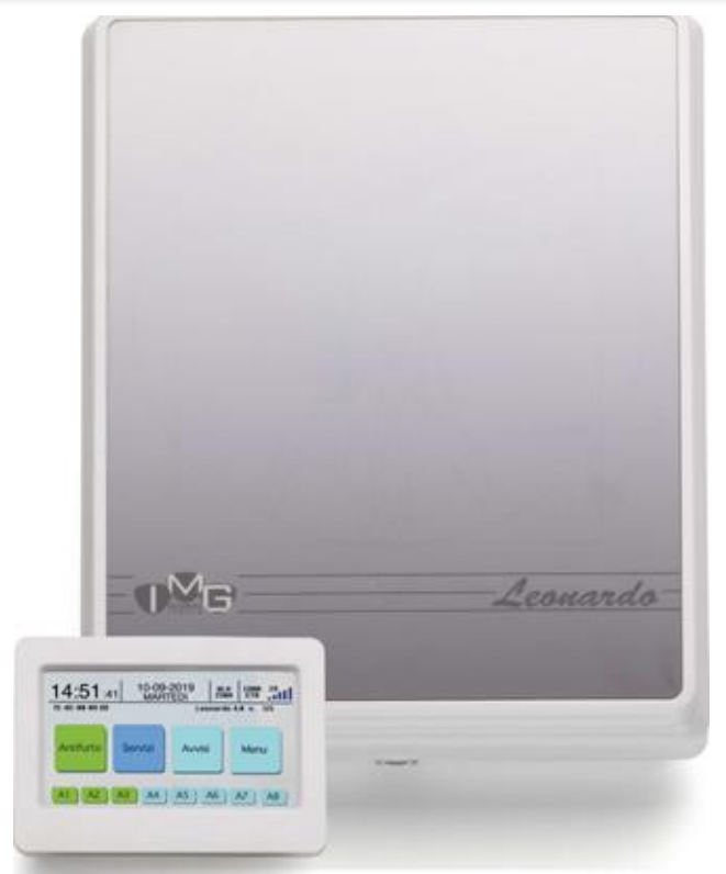 CENTRALE ALLARME COMPLETA DI GSM LAN RADIO TASTIERA TOUCH