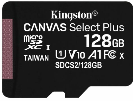Kingston Canvas Select Plus 128GB microSDXC Card