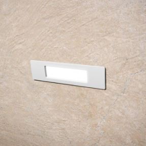 Lampada ad incasso a muro Nina 190 bianco opale led r7s 8,5w cct set
