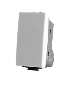 MATIX Pulsante unipolare (10a-250v) 505b/mtx bianco t3