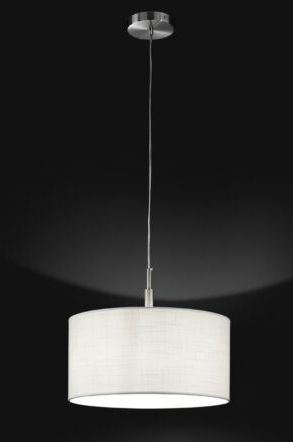 PERENZ SOSPENSIONE CROMO SPAZZO 40CM  C/PARAL.IN TESSUTO 6166