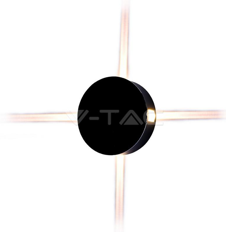 4W CORPO NERO PER PARETE BIANCO NATURALE ROTONDO P65 4000K                                                              